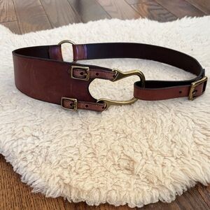 Ralph Lauren Brown Leather Belt